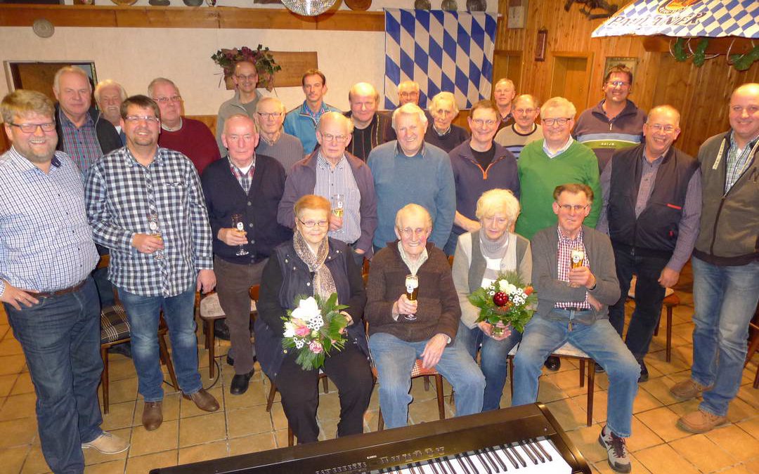 Dankeschön-Chorprobe der Sängerjubilare